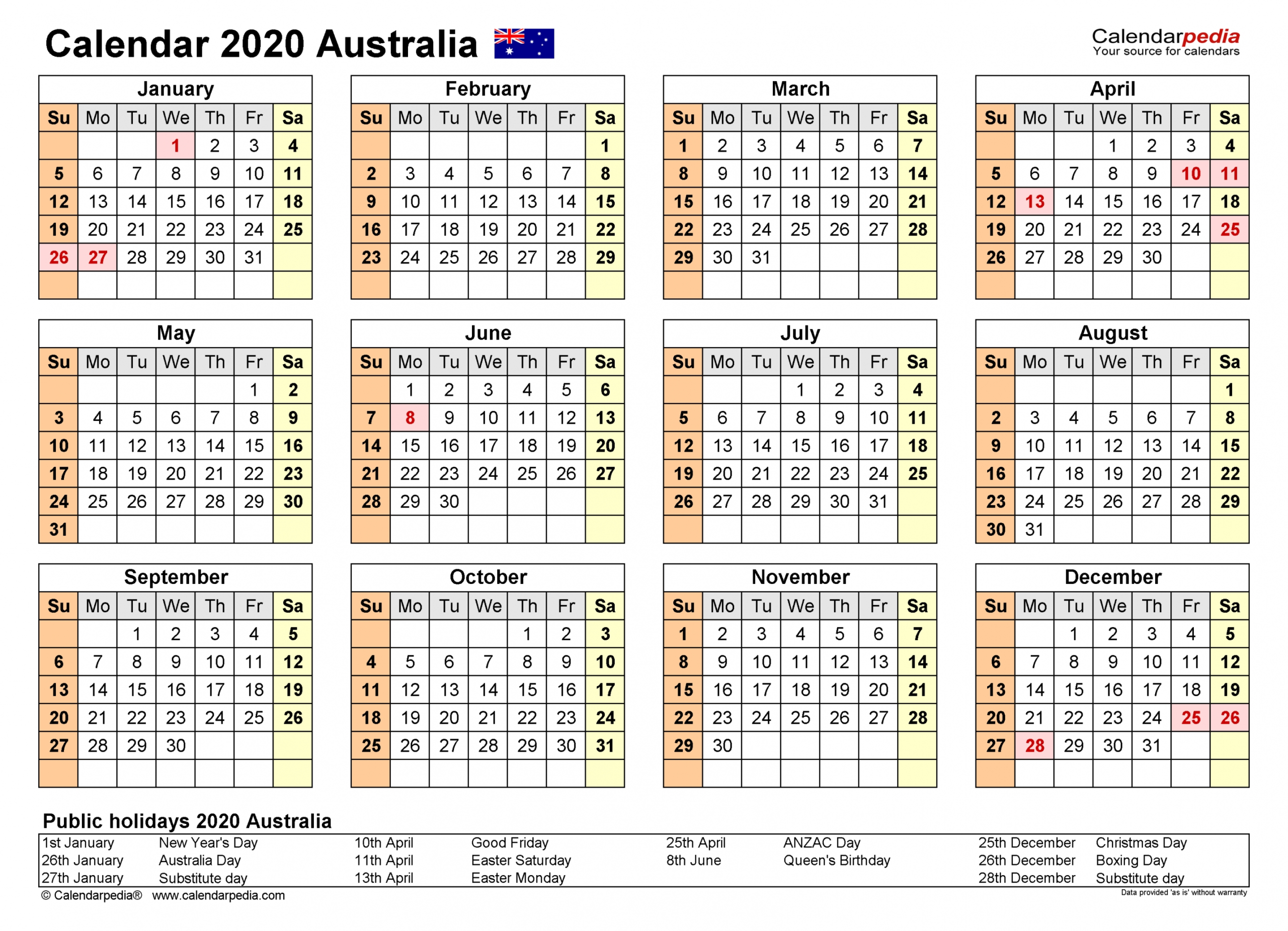Printable Monthly Calendar 2021 Australia Printable Monthly Calendar 2021 Australia