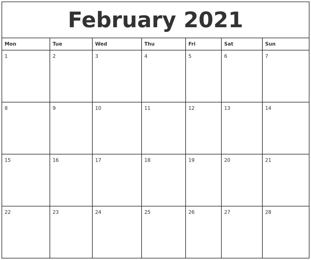Free Printable Calendar 2021 Monthly | 2021 Printable ...