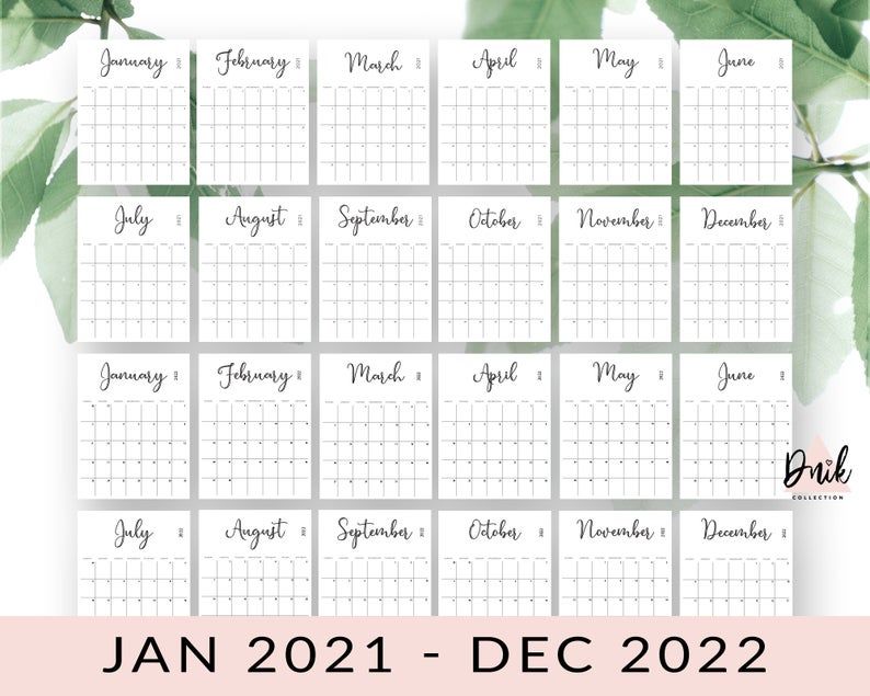 Calendar December 2021 And January 2022 6