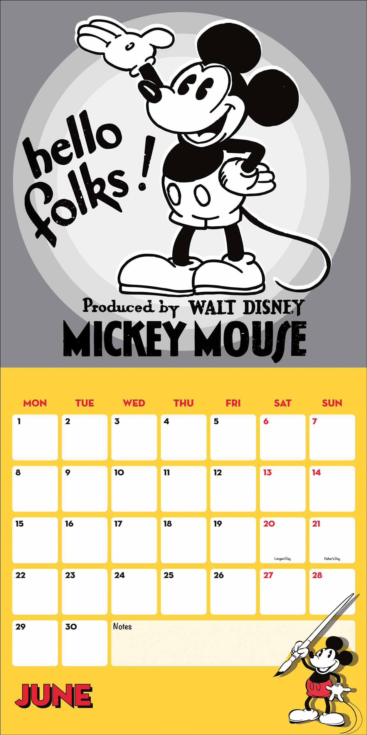 Mickey Mouse Free Printable Calendar 2020 | Example Calendar Printable